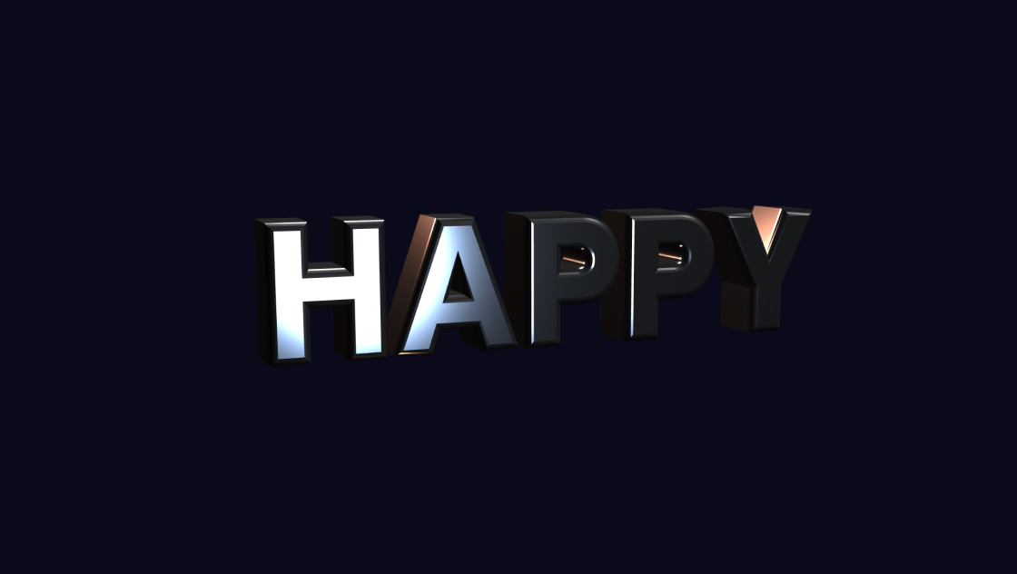 Three.jsで作る、入力テキストが3Dメタル文字に変わるジェネレーター